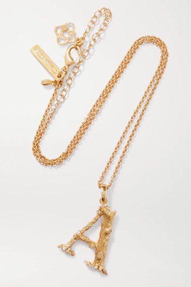 Letter Gold-Plated Necklace