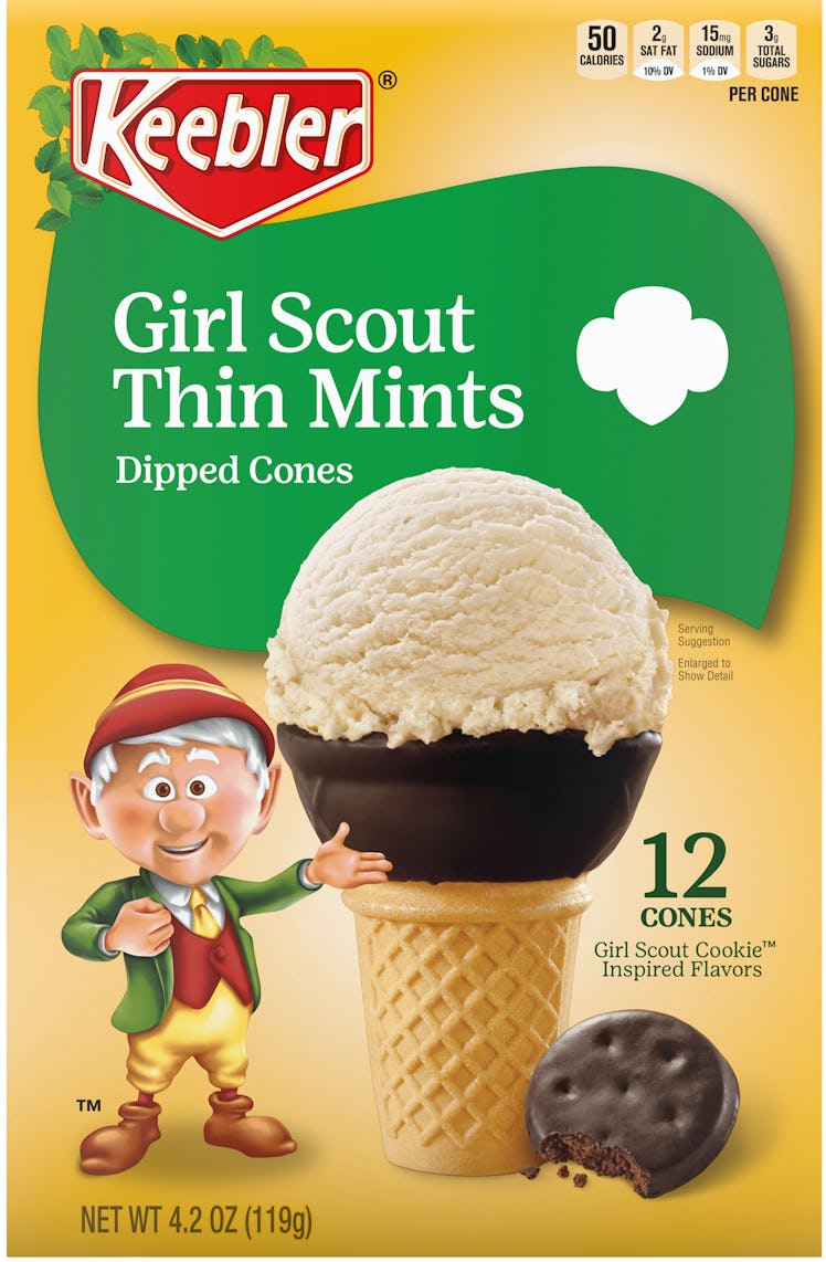 Keebler dropped Girl Scout Thin Mints Dipped Cones just in time for summer.