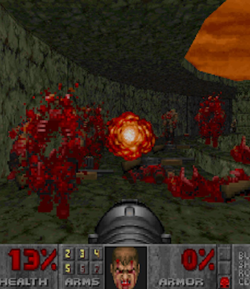 A new Doom-themed CAPTCHA game asks users to shoot down enemies to pass the test.
