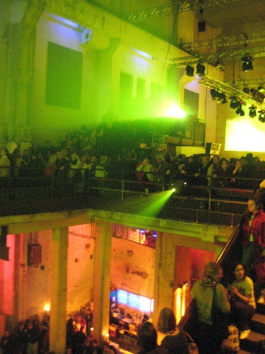 A view of the Panorama Bar, on the second floor of Berghain, Berlin, 2007.