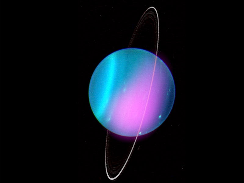 uranus seen in infrared