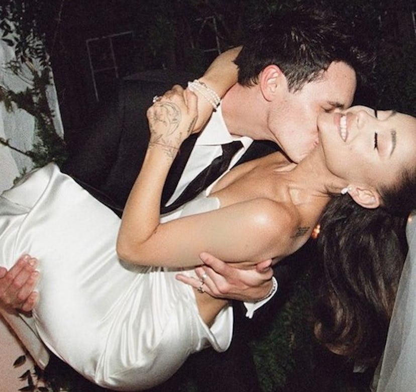 Ariana Grande wedding day hair