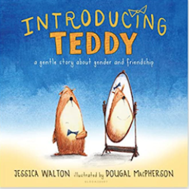 'Introducing Teddy' by Jessica Walton is a great lgbtq+ book for young allies