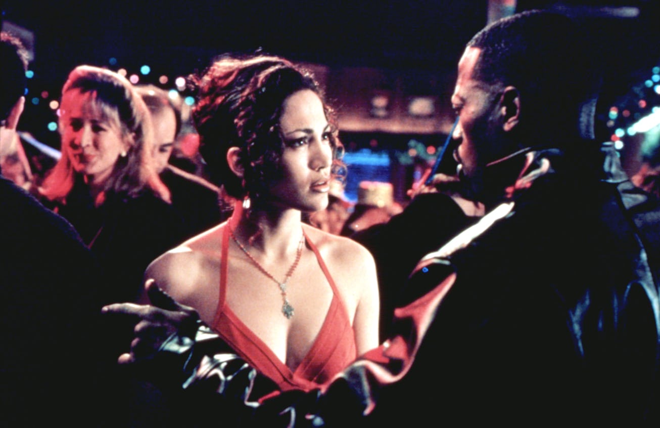Jennifer Lopez as Grace Santiago in the movie Money Train from 1995