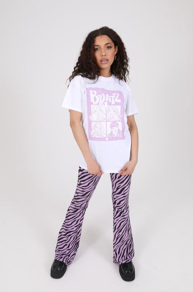 Daisy Street X Bratz relaxed t-shirt with group print