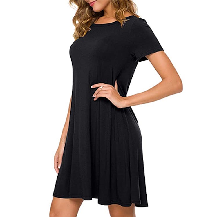 POPYOUNG Casual T-Shirt Dress