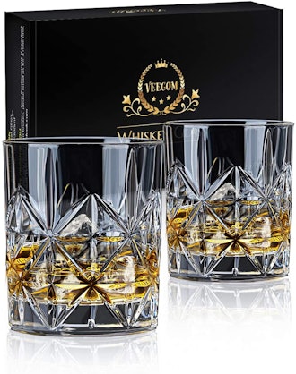 veecom Crystal Whiskey Glasses (Set Of Two)