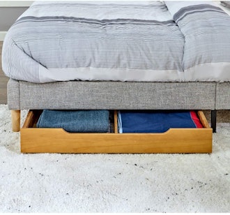 Best Wood Under Bed Storage Organizer