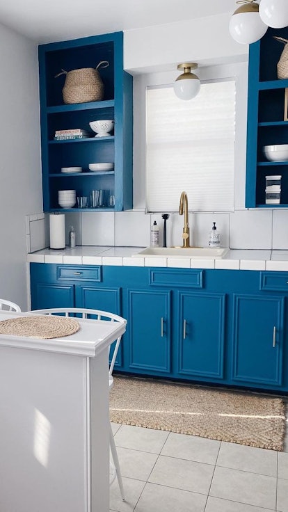 blue kitchen trend
