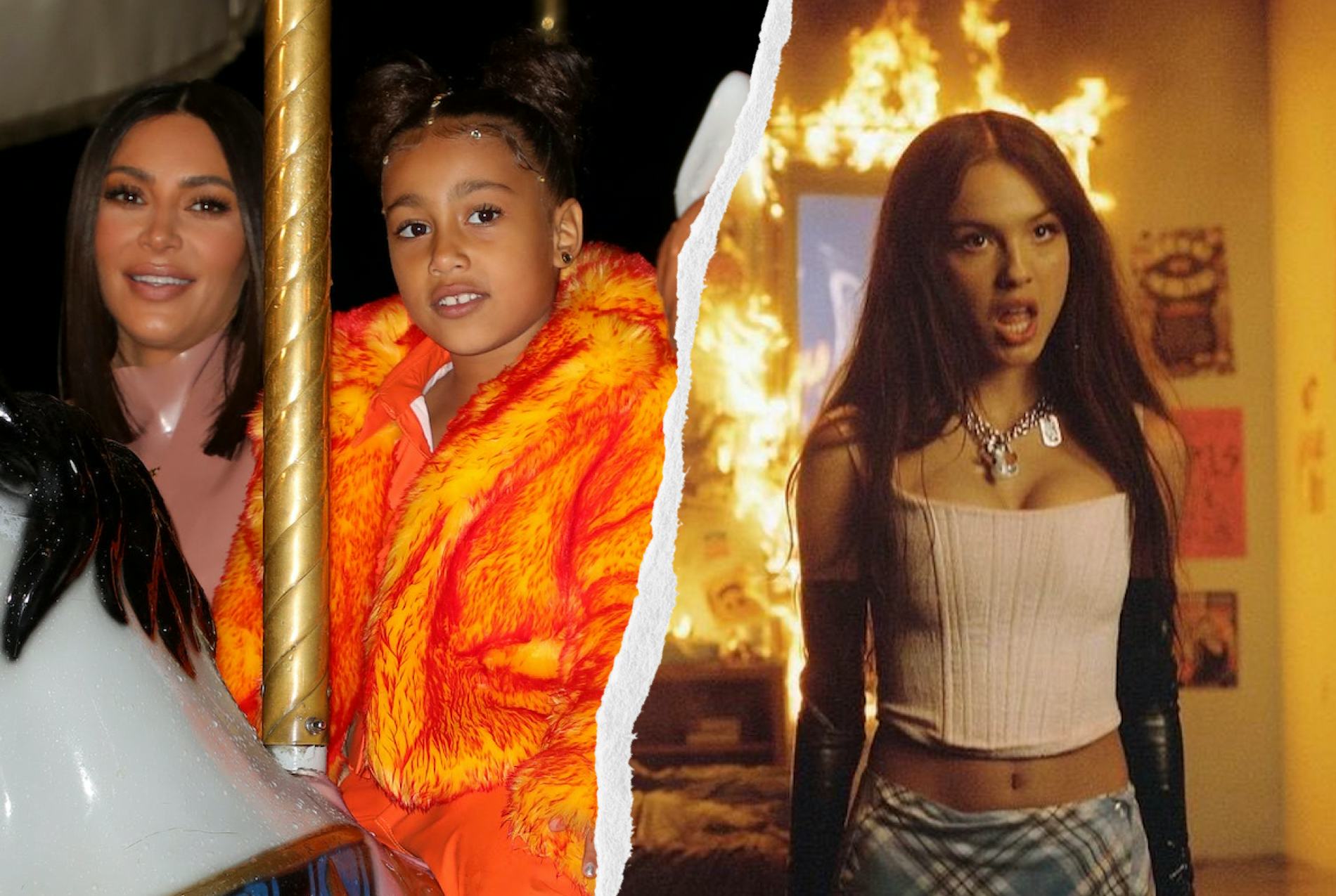 North West Calls Out Kim Kardashian In An Olivia Rodrigo Instagram Story