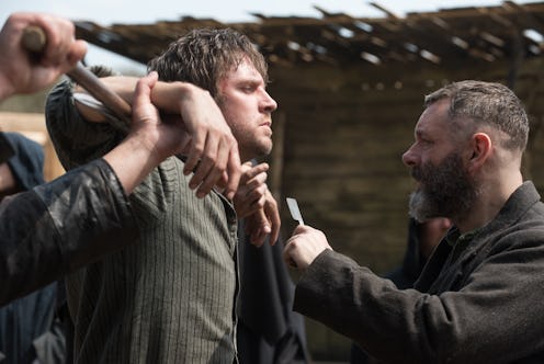 Dan Stevens and Michael Sheen in Apostle, one of many movies like Midsommar to rent or stream. Photo...