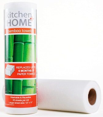 Kitchen + Home Reusable Bamboo Paper Towels (20 Sheets)