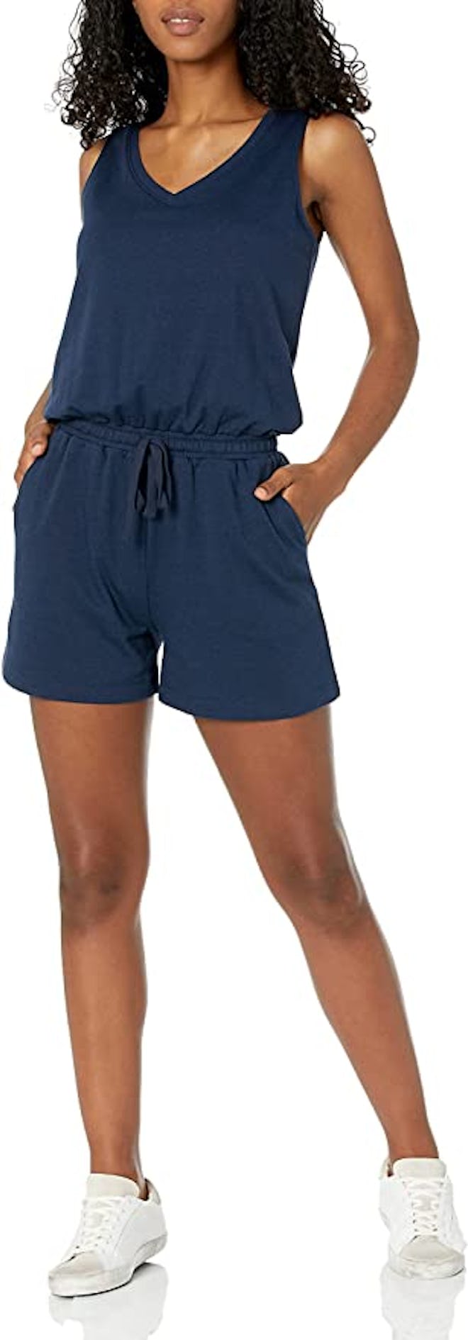 Amazon Essentials Women's Studio Terry Romper