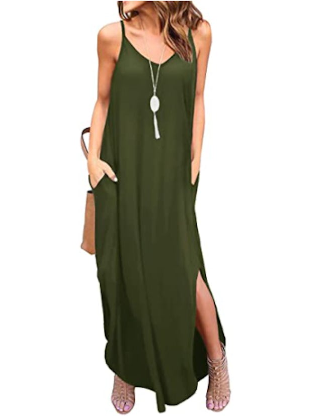 GRECERELLE Maxi Dress With Pockets