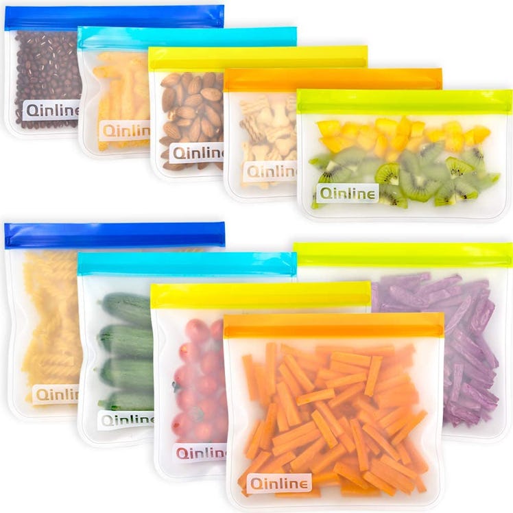 Qinline Reusable Storage Bags (10-Pack)