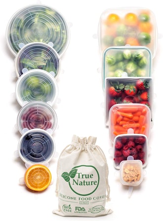 True Nature Silicone Stretch Food Covers (12-Pack)