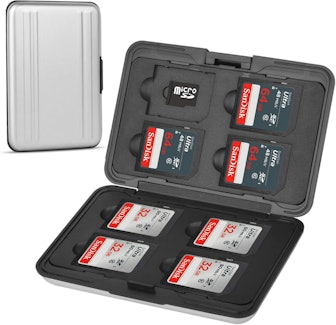  Qkenvo Aluminum Memory Card Storage Box