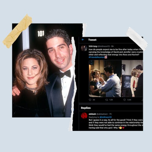 Jennifer Aniston and David Schwimmer.