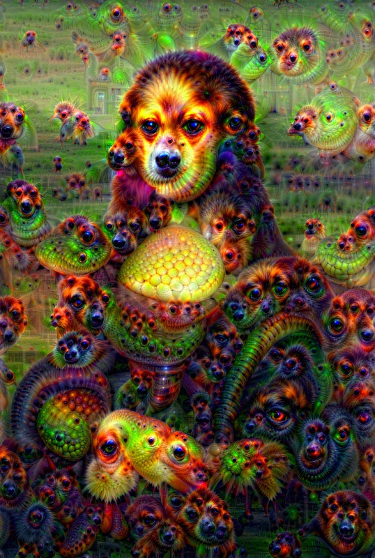 Google deep dream mona lisa