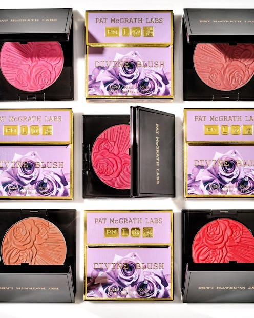 Pat McGrath Labs new divine blushes on a white background
