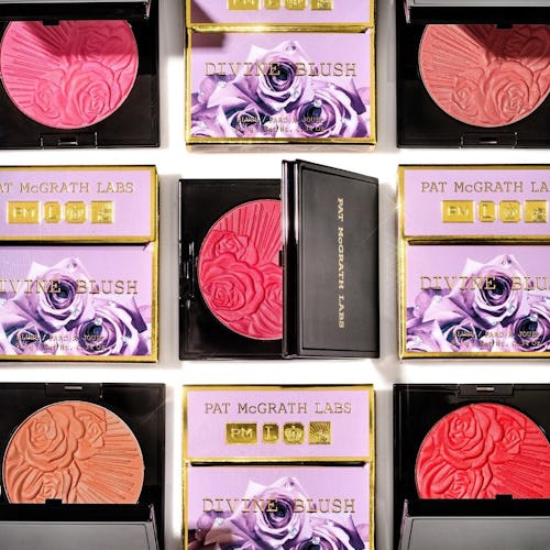 Pat McGrath Labs new divine blushes on a white background