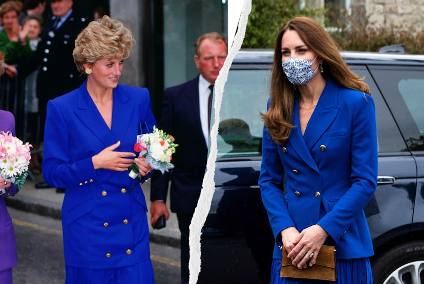 Here's every time Kate Middleton channeled Princess Diana with her style.