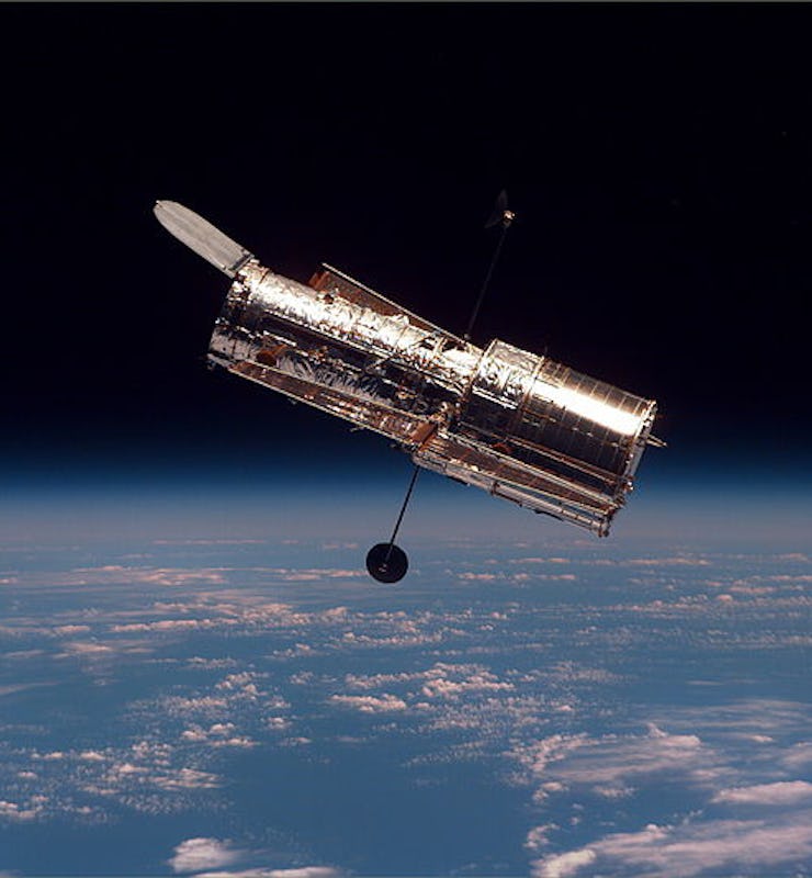 The Hubble Space Telescope in orbit