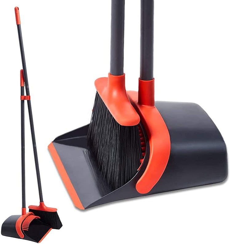 YANXUS Standing Dustpan Broom Set