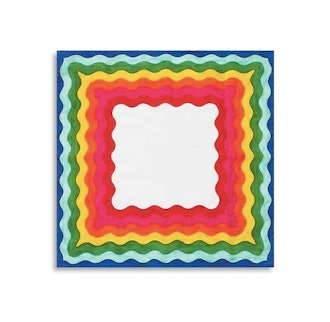 Summerill & Bishop Rainbow Printed Linen Napkin