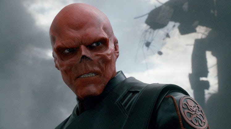 Hugo Weaving as the Red Skull in Captain America: The First Avenger