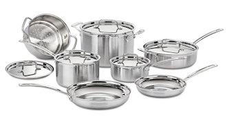 Cuisinart Multiclad Pro Stainless Steel Cookware Set (12 Pieces)