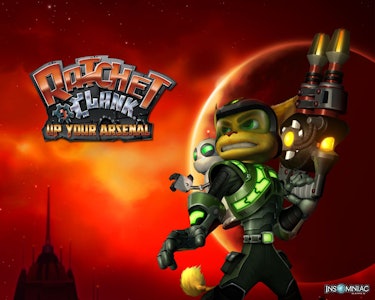 Key art from Ratchet & Clank: Up Your Arsenal.