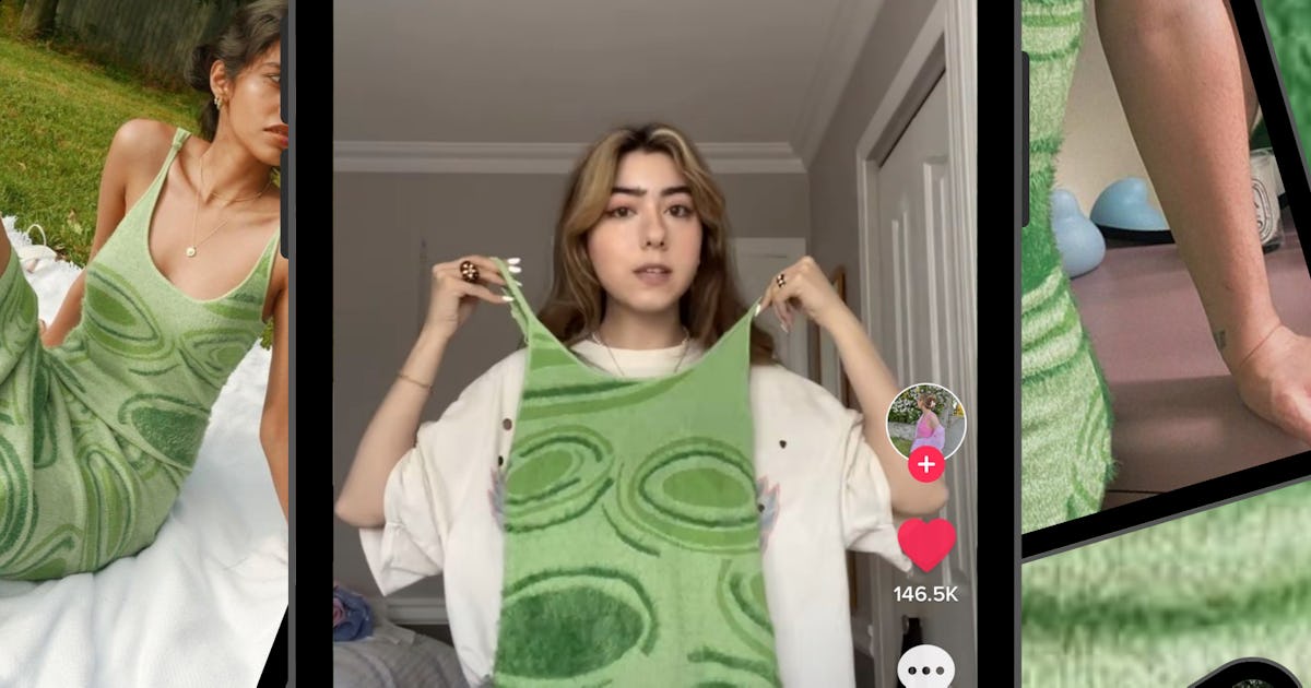 House of sunny online green dress