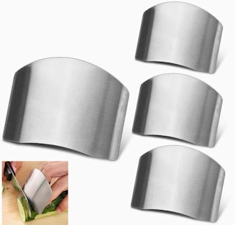RuiChy Stainless Steel Finger Guards (4 Pack)