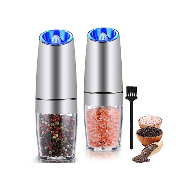 XinXu Gravity Electric Salt and Pepper Grinder Set