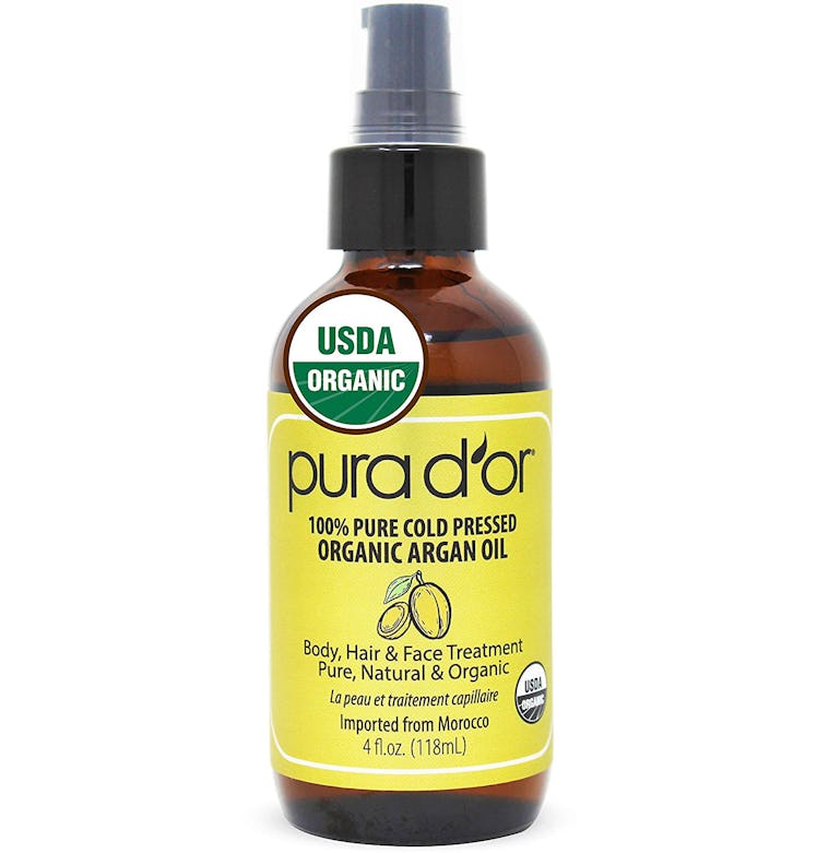 PURA D'OR 100% Pure Cold Pressed Organic Argan Oil 