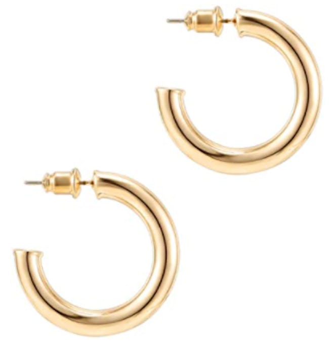 PAVOI 14K Gold Hoop Earrings