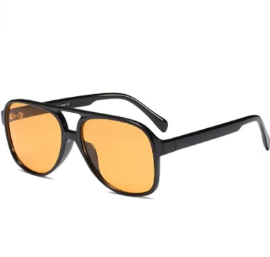 Freckles Mark Vintage Aviator Sunglasses