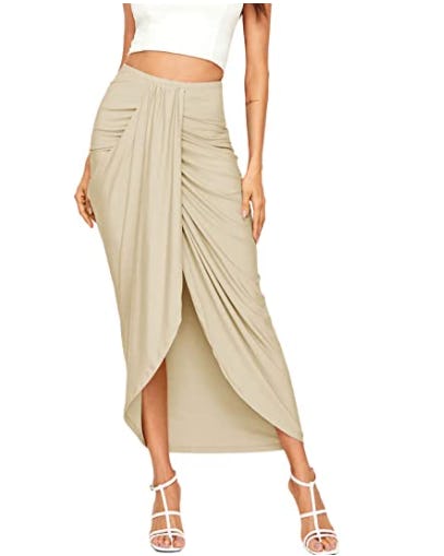 SheIn Asymmetrical Maxi Skirt