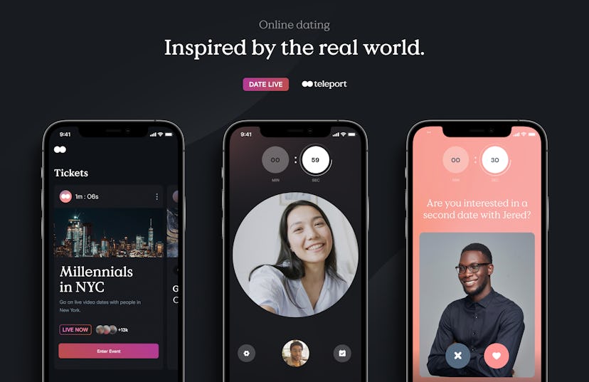 Teleport dating app puts video first.