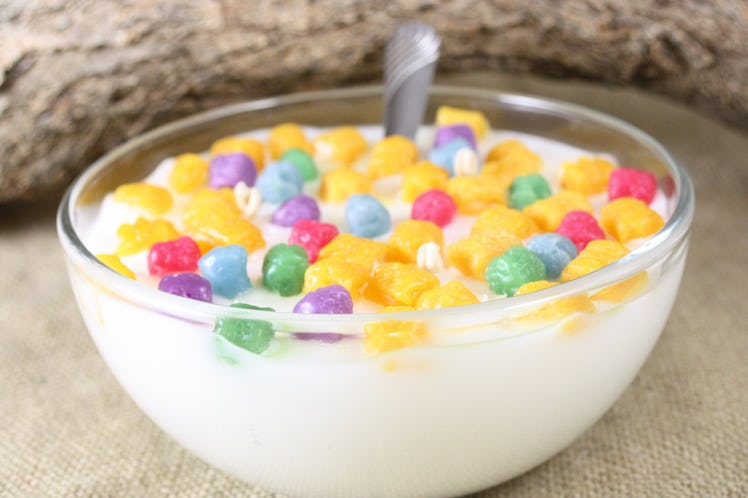 Berry Crunch Cereal Bowl Candle Scented in Captain Crunch Berry