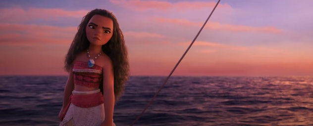 The Rock stars in the animated Disney movie, 'Moana.'