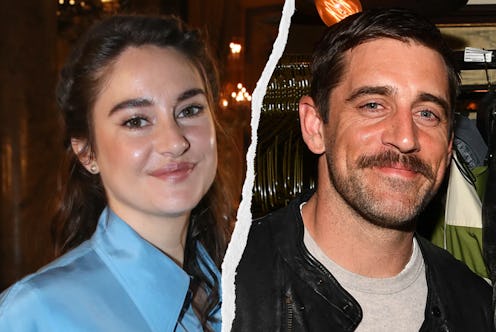 Shailene Woodley and Aaron Rodgers