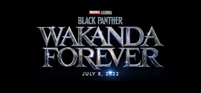 The official 'Black Panther: Wakanda Forever' logo