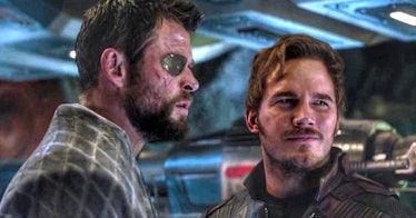 Chris Hemsworth and Chris Pratt in Avengers Endgame