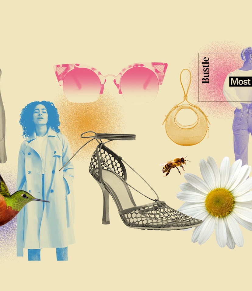 A Collage Photo of 12 Spring Wardrobe Essentials For The Ultimate Closet Refresh