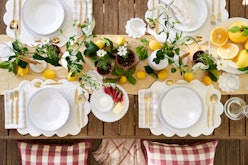 summer table setting West Elm Heather Taylor Home