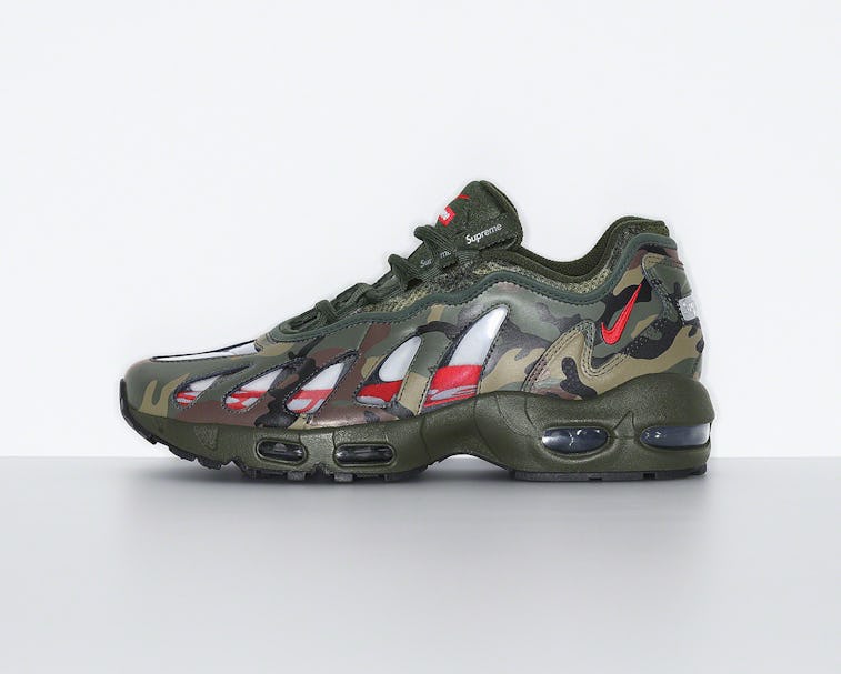 Air max sales 96 on feet