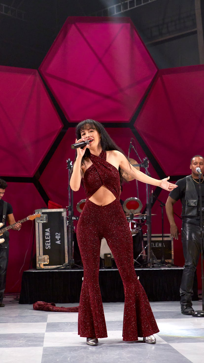 Christian Serratos in 'Selena: The Series'. Photo via Netflix