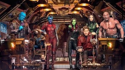 The cast of Guardians of the Galaxy Vol. 2